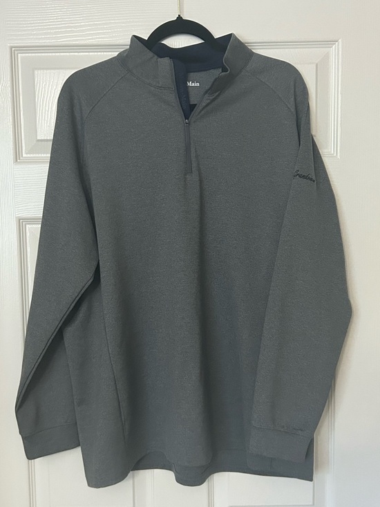 Mizzen+Main Other - Mizzen + Main Pullover Men Grey Quarter Zip XL Casual Outdoor